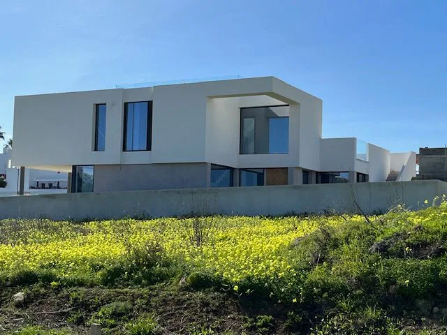Side elevation of the Porto de Mós villa during ongoing works, Lagos